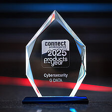 G DATA 365 | MXDR gana el premio de elección de los lectores en el campo de la ciberseguridad. Premio "producto del año" 2025